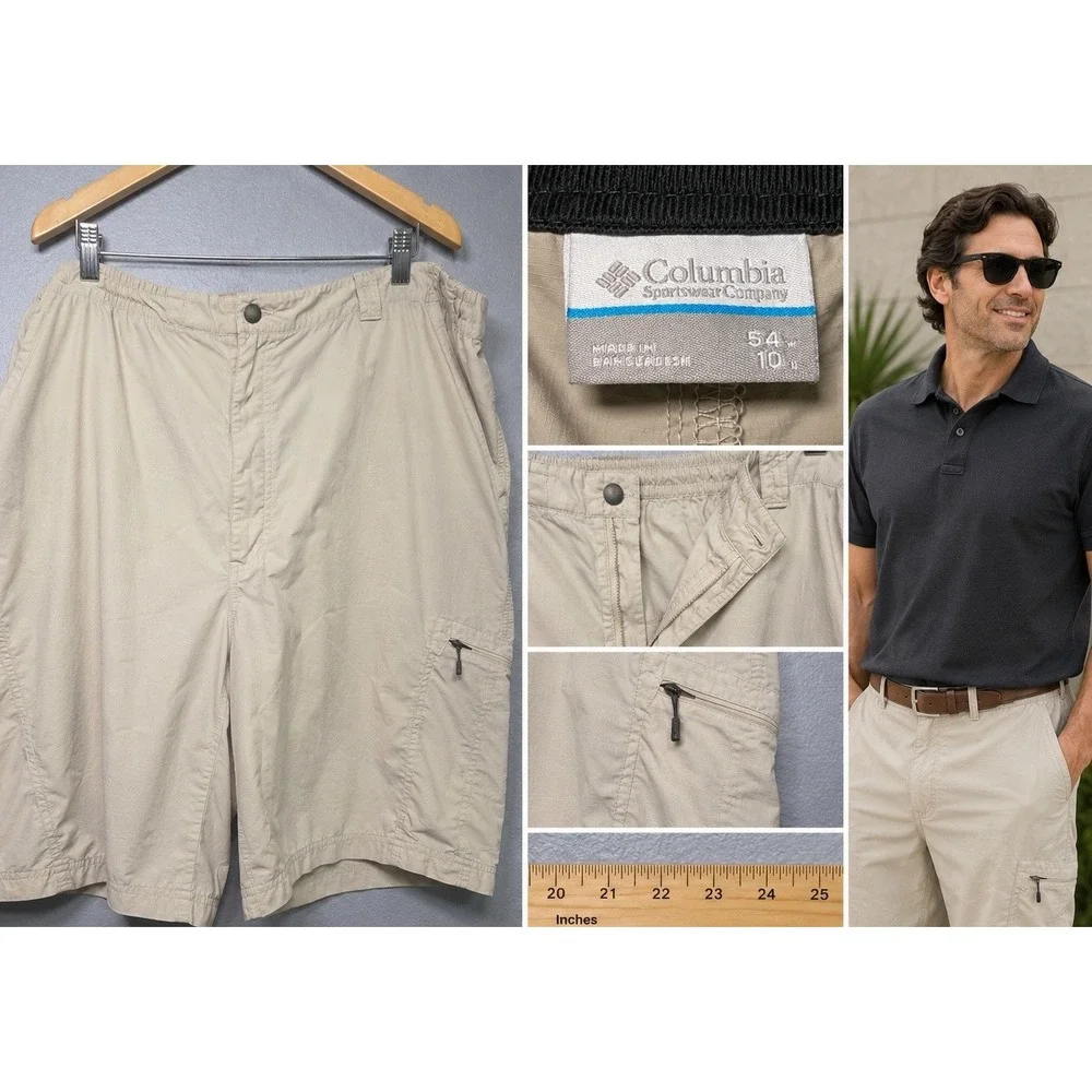 Columbia Silver Ridge Cargo Shorts Mens 54X 10